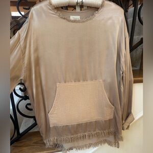 Tina Jo oversized dressy shirt, worn a handful of times, size x small